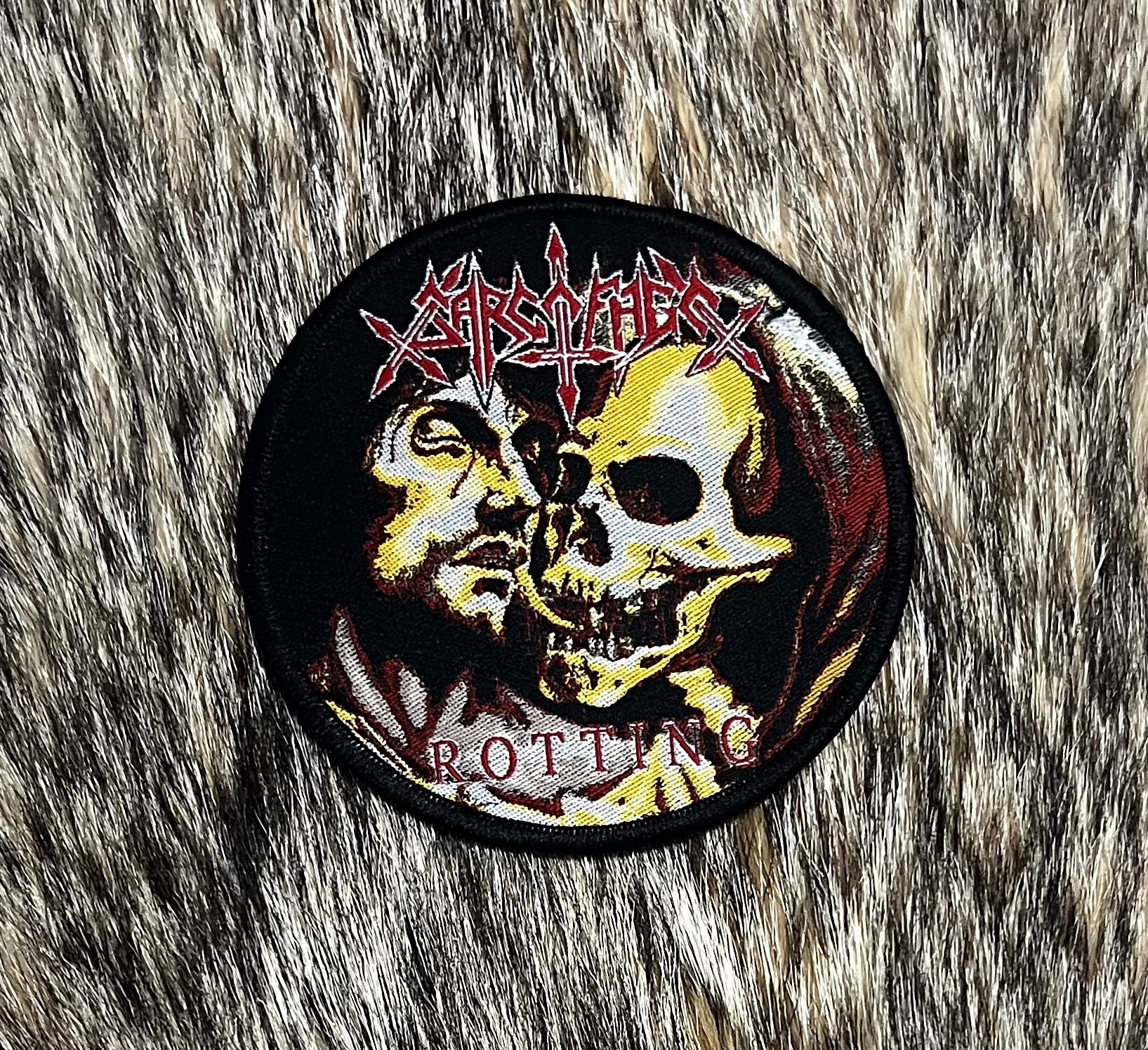 Sarcofago - Rotting Circular Patch – Mercian Storm Mailorder