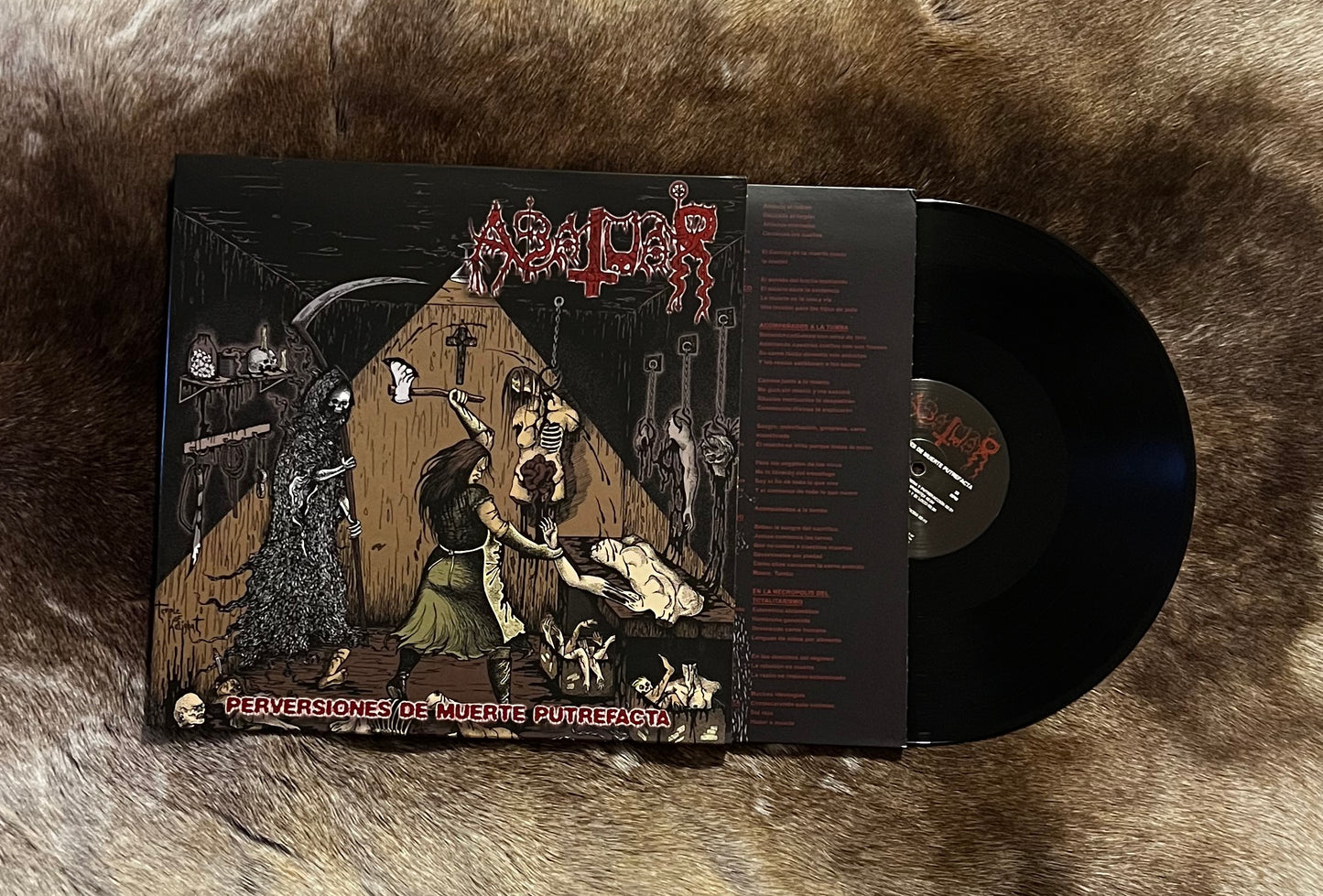 Abatuar - Perversiones De Muerte Putrefacta 12" Black Vinyl