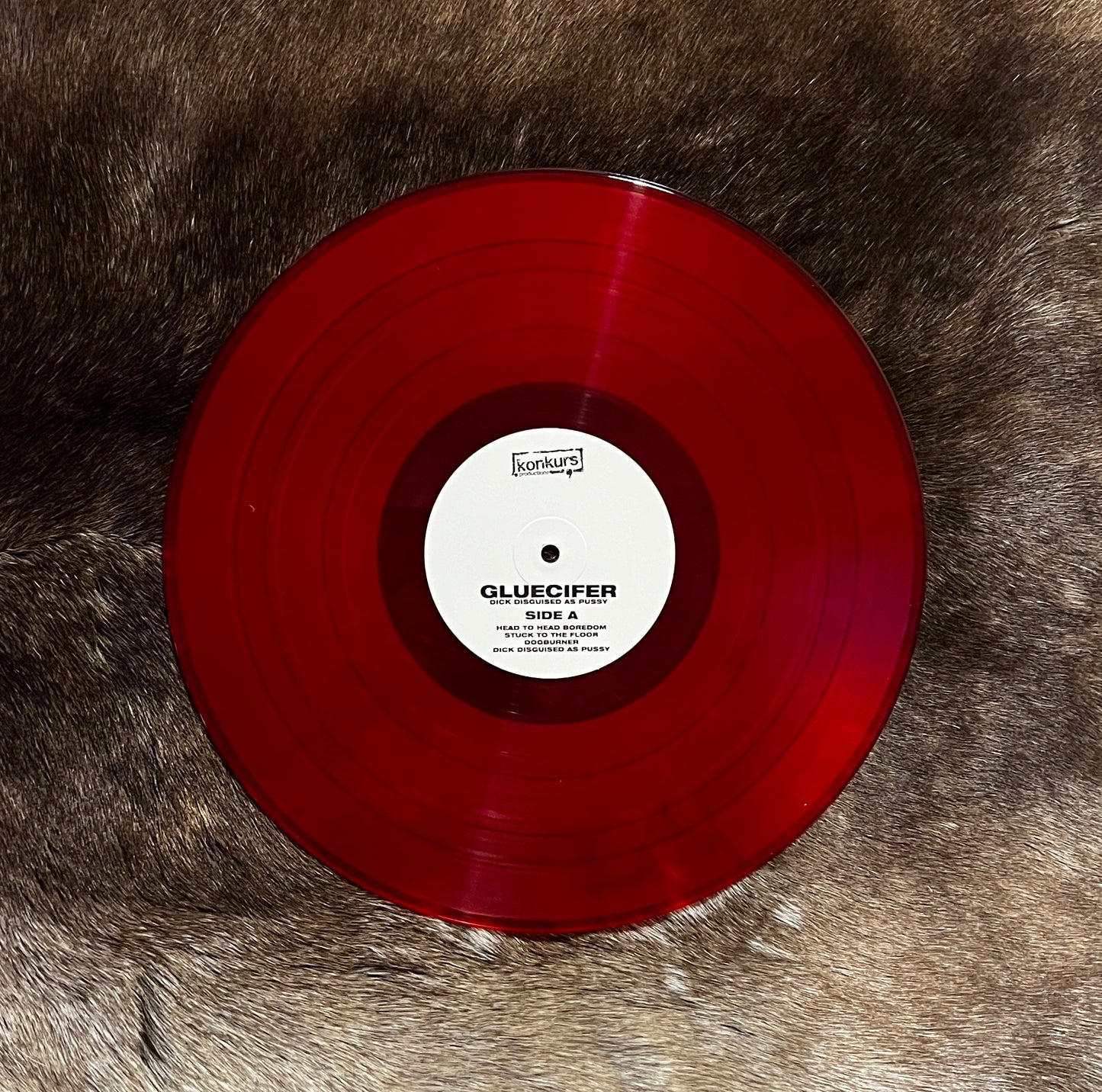 Gluecifer - Dick Disguised As Pussy 12" Red Clear Vinyl
