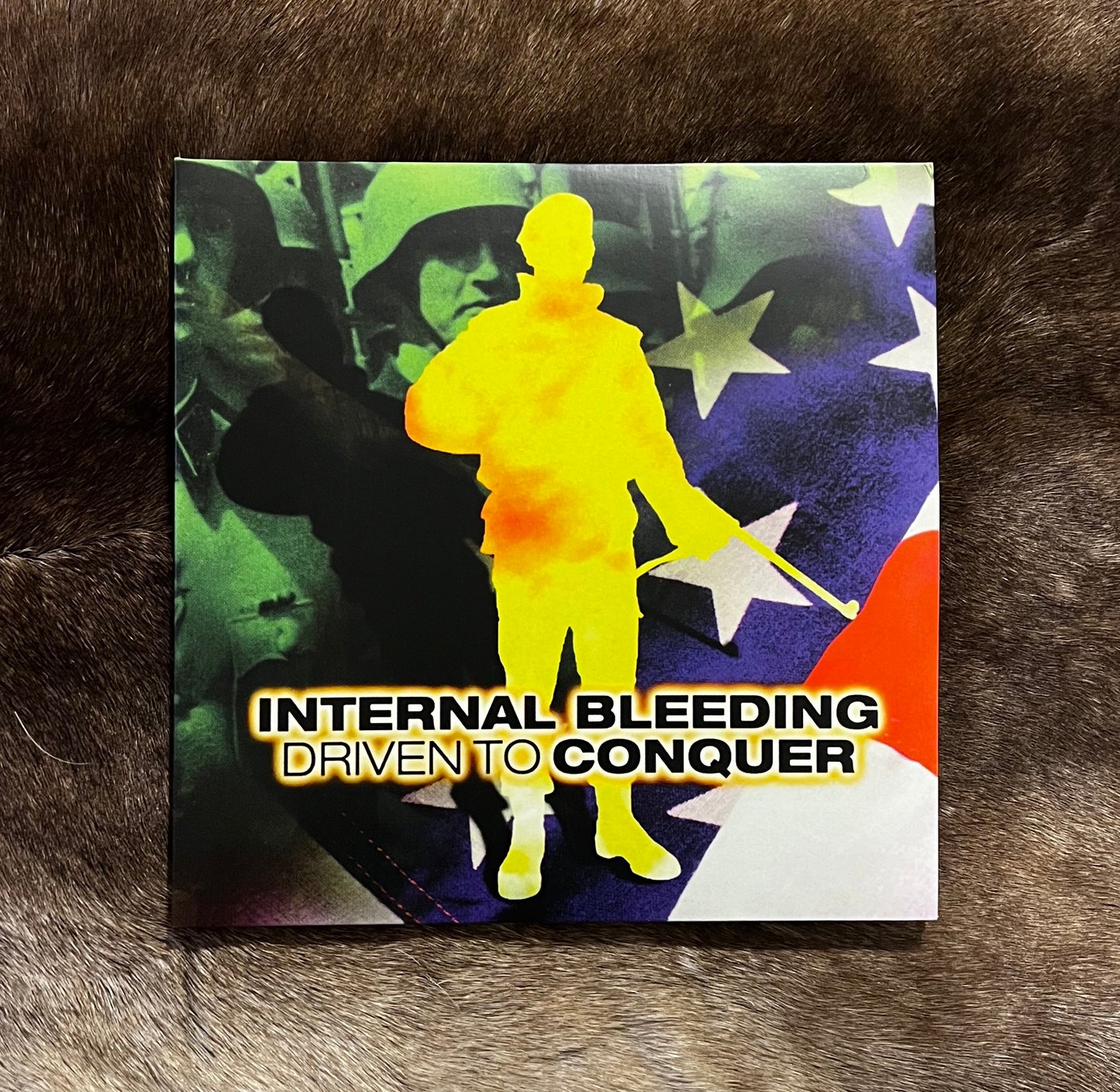 Internal Bleeding - Driven To Conquer 12" Blue Double Vinyl