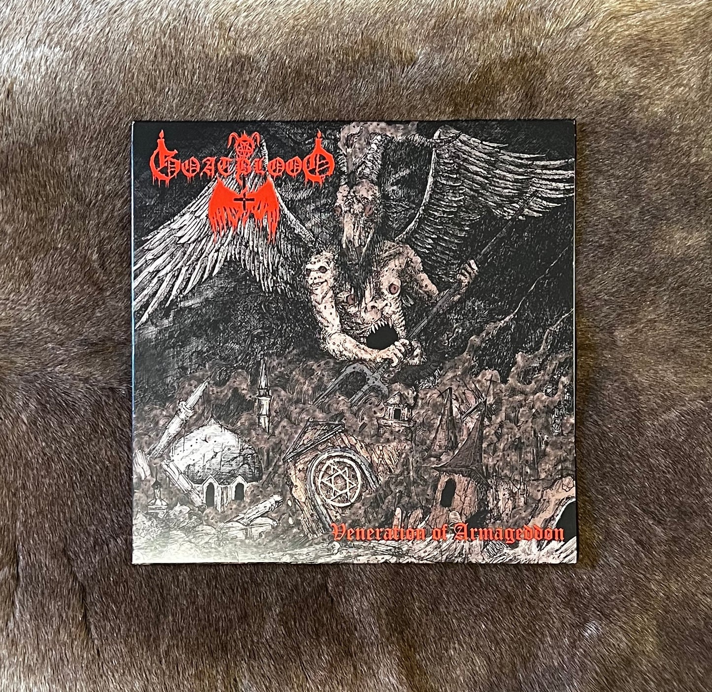 Goatblood - Veneration Of Armageddon 12" Black Vinyl