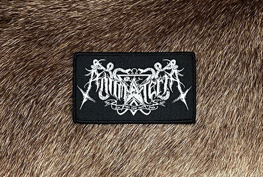 Antimateria - White Logo Patch