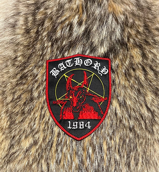 Bathory - 1984 Goat Shield Patch