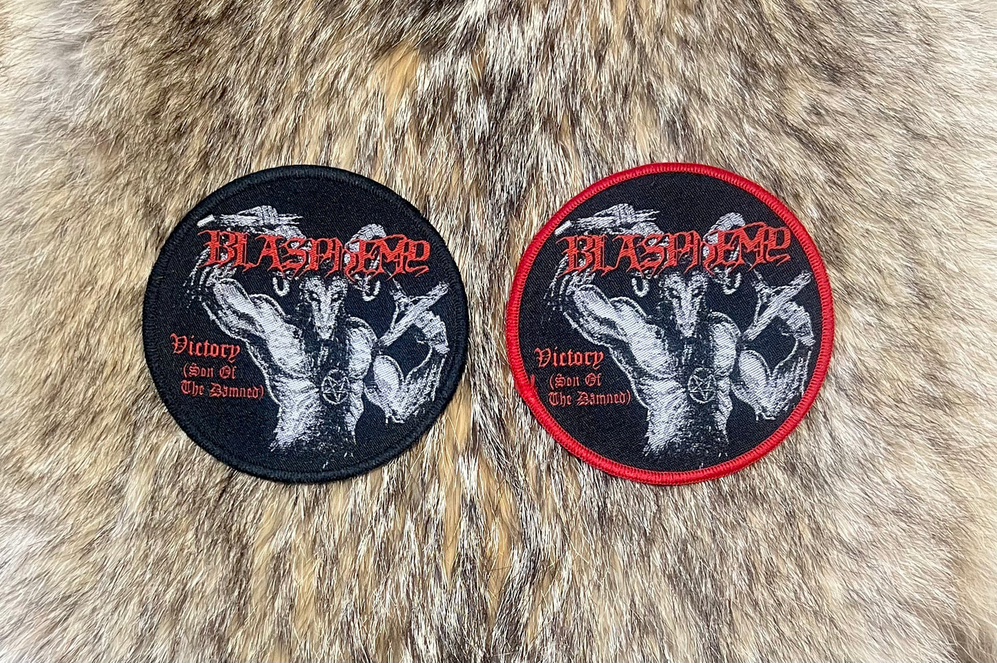 Blasphemy -  Victory Son Of The Damned Circular Patch
