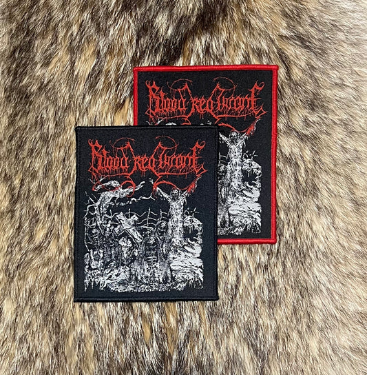 Blood Red Throne - Drawn Black Border Patch