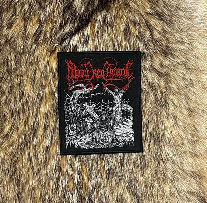 Blood Red Throne - Drawn Black Border Patch