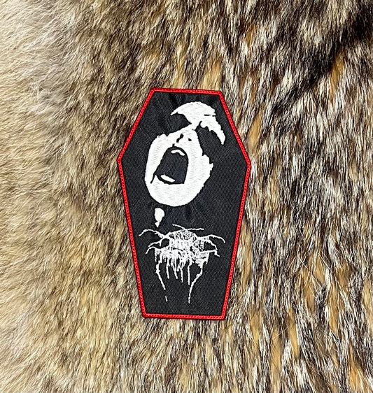 Darkthrone -  Hunger Coffin Shaped Patch