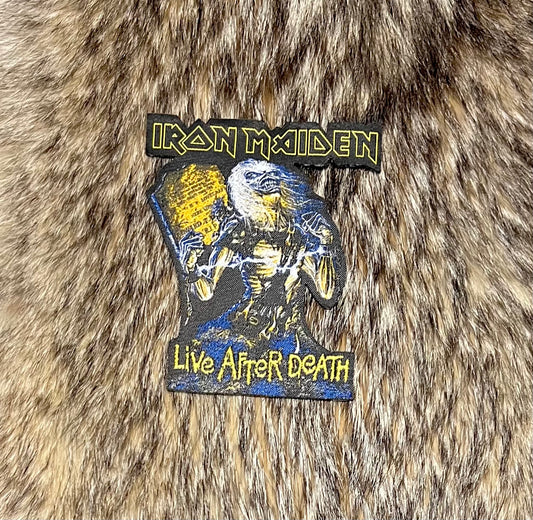 Iron Maiden - Live After Death Cut Out Patch