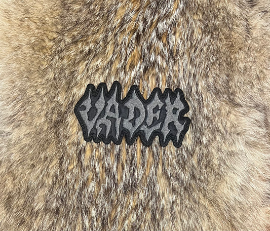 Vader - Grey Logo Cut Out Patch