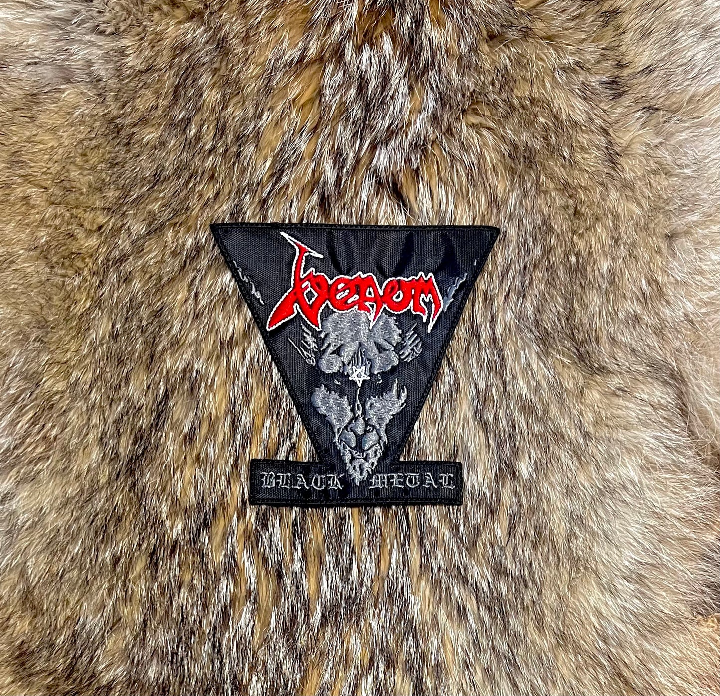 Venom - Black Metal Grey Goat Patch