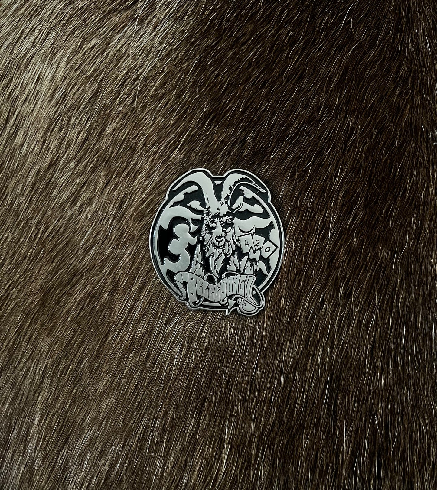 Belzebong - 420 Goat Metal Pin