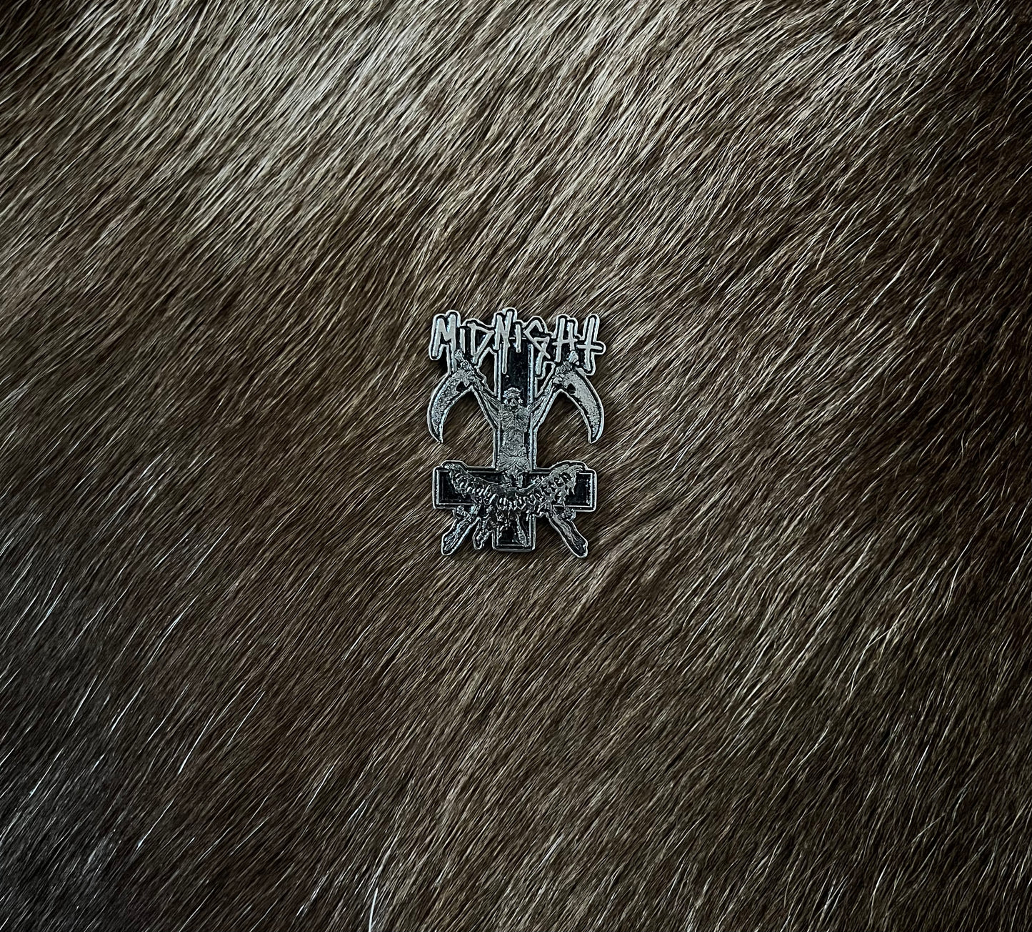 Midnight - Unholy and Rotten Metal Pin