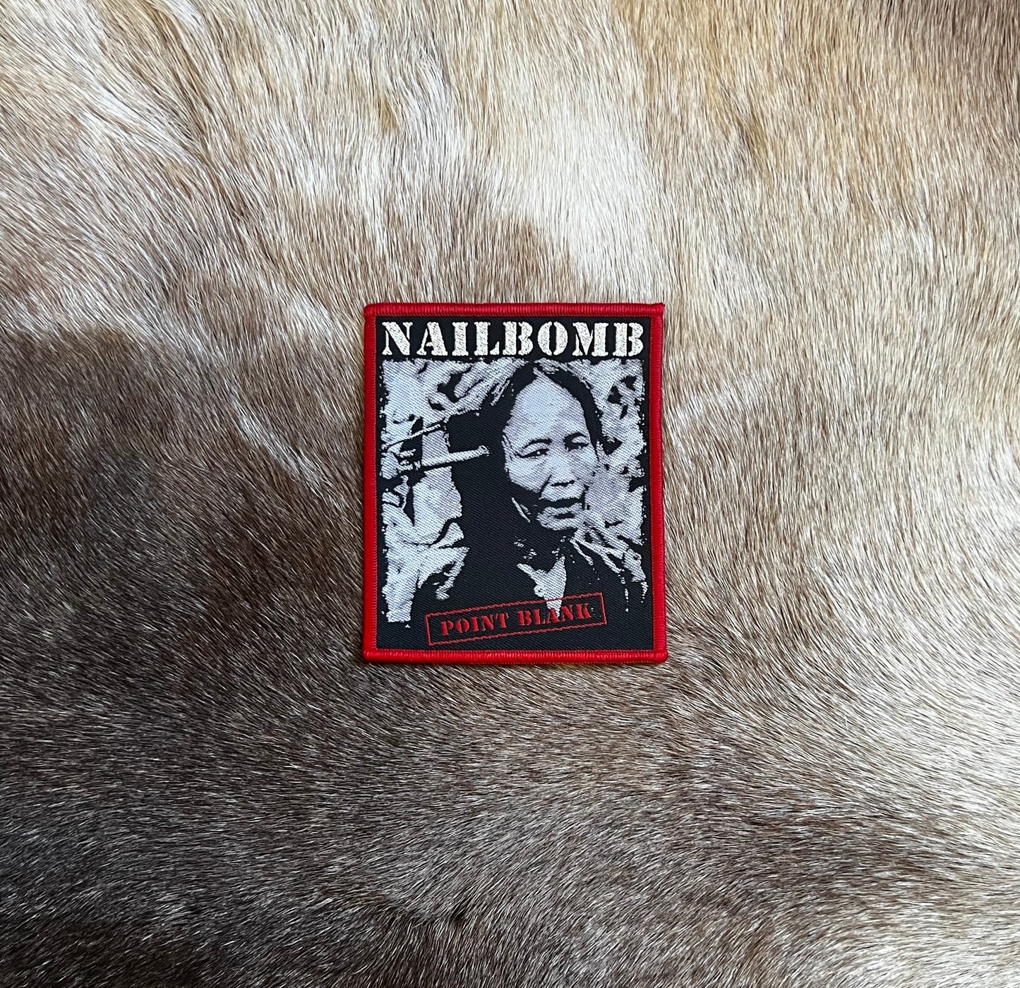Nailbomb - Point Blank Glitter Logo Patch