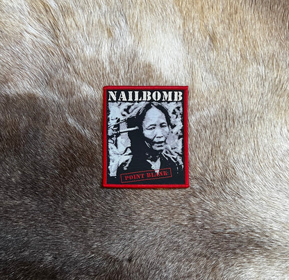 Nailbomb - Point Blank Glitter Logo Patch
