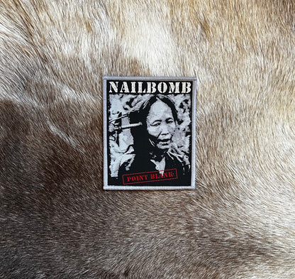 Nailbomb - Point Blank Glitter Logo Patch