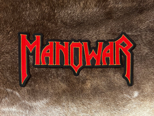 Manowar - Cut Out Logo Large Patch