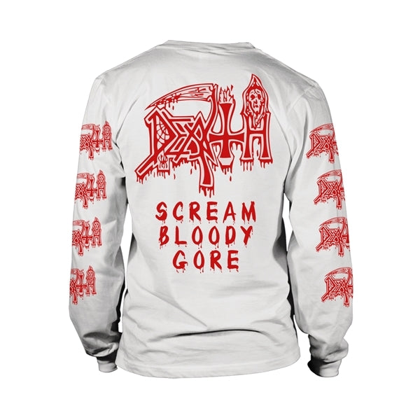 Death - Scream Bloody Gore Vintage Wash Long Sleeve Shirt
