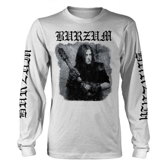 Burzum - Anthology White Long Sleeve Shirt