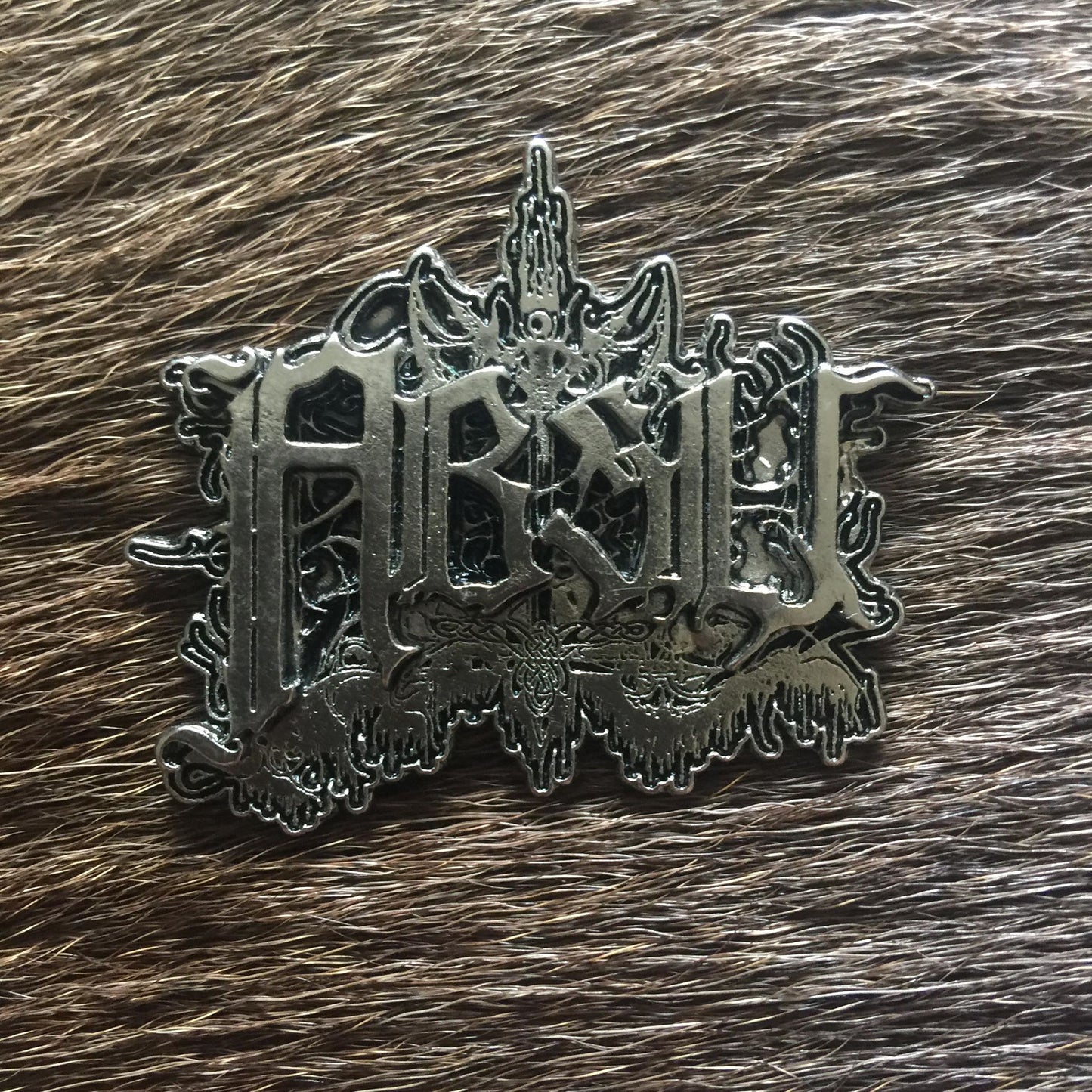 Absu Metal Logo Pin