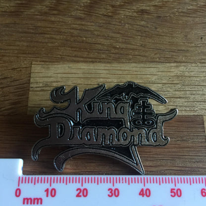 King Diamond Logo Metal Pin