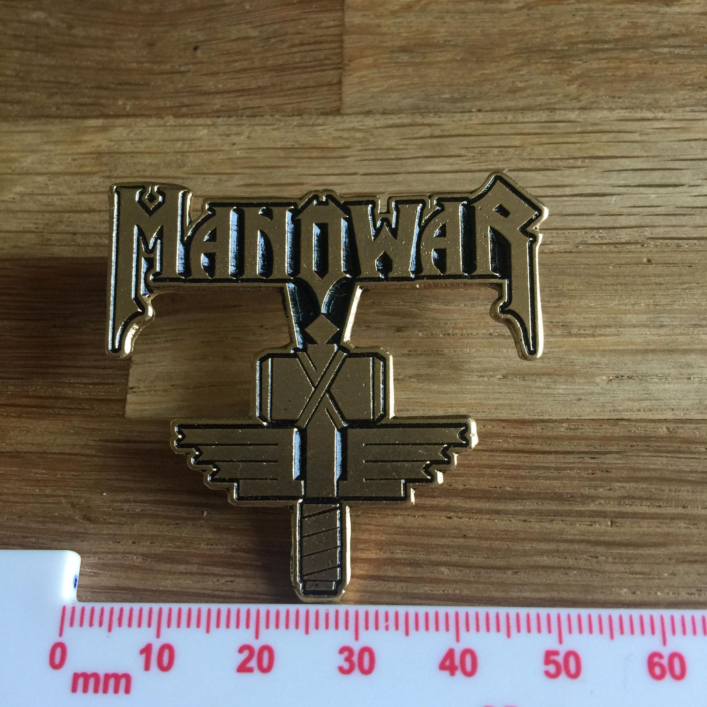 Manowar - Hammer Logo Metal Pin