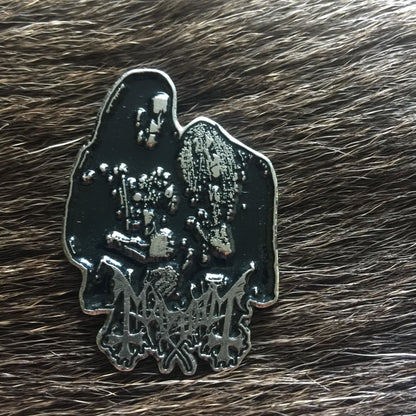 Mayhem Dead & Euronymous Metal Pin