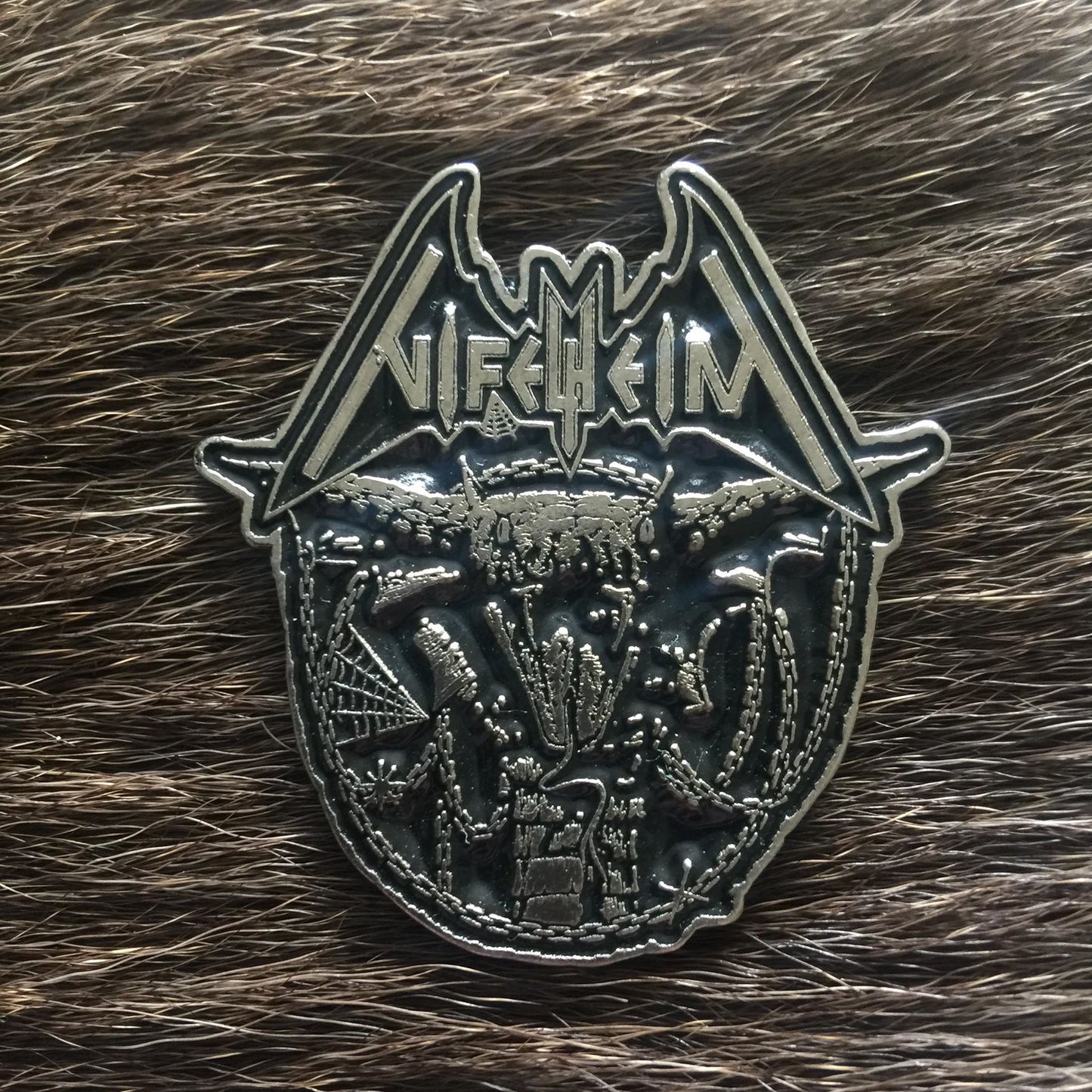 Nifelheim - Satanas Metal Pin