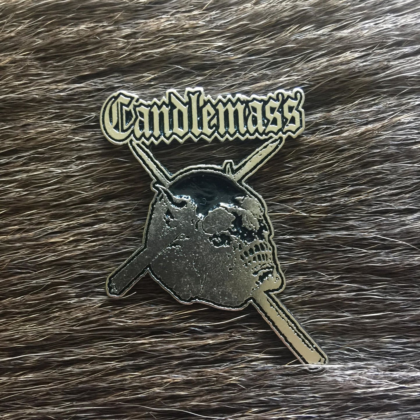 Candlemass - Epicus Doomicus Cross Metal Pin
