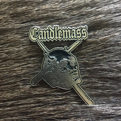 Candlemass - Epicus Doomicus Cross Metal Pin