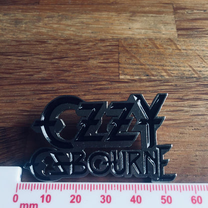 Ozzy Osbourne Logo Metal Pin