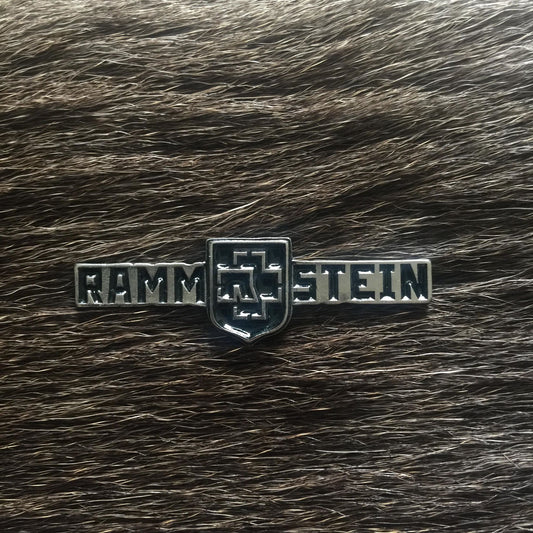 Rammstein - Shield Black 3D Metal Pin