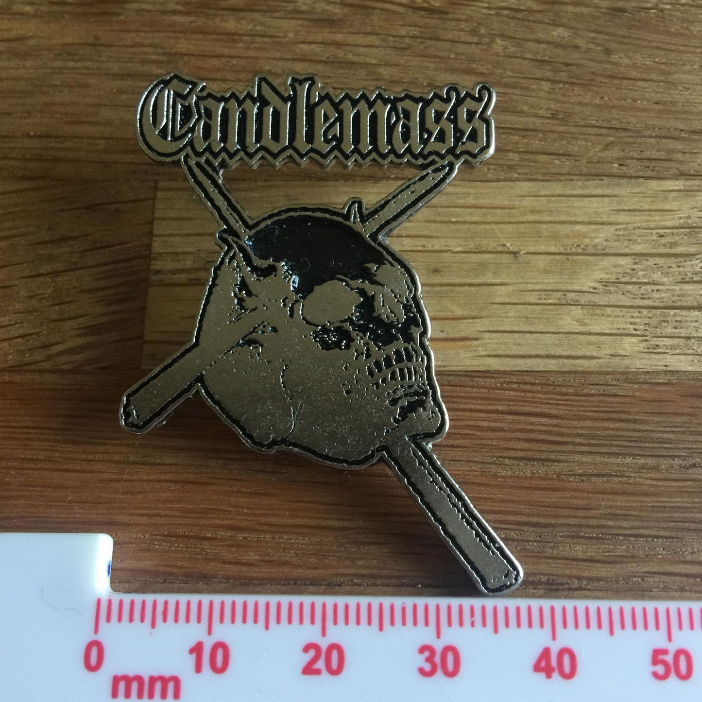 Candlemass - Epicus Doomicus Cross Metal Pin
