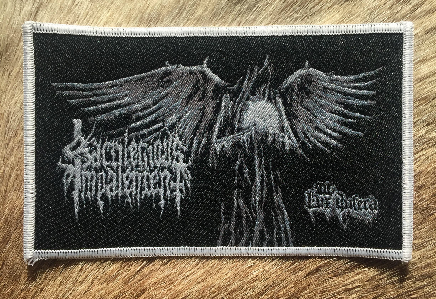 Sacrilegious Impalement	- Lux Inferna White Border Patch