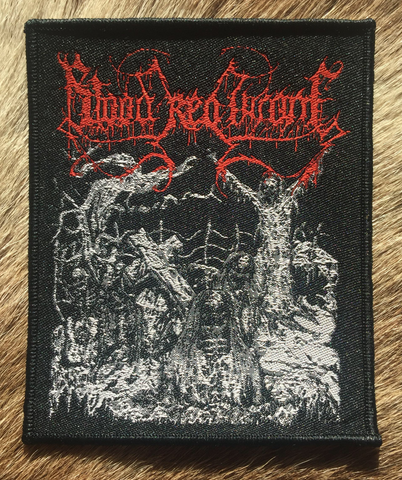 Blood Red Throne - Drawn Black Border Patch
