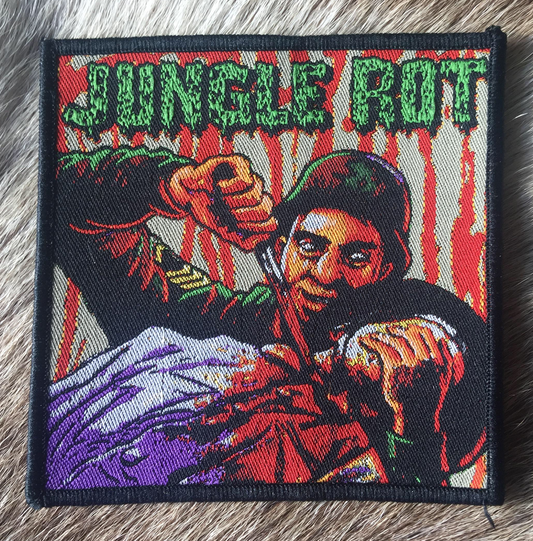 Jungle Rot - Darkness Foretold Black Border Patch