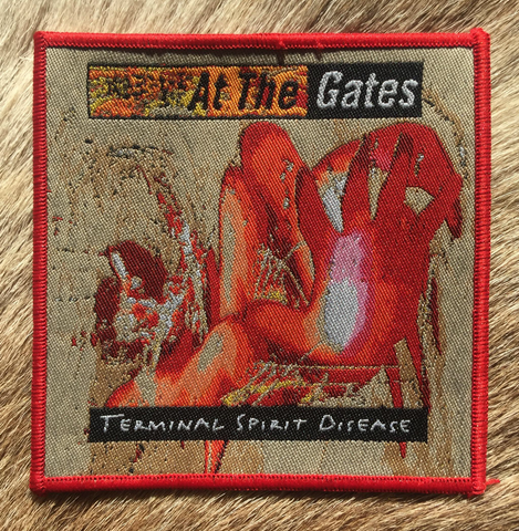 At the Gates - Terminal Spirit Disease Red Border Patch