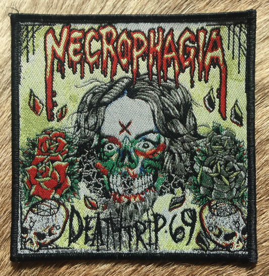 Necrophagia - Deathtrip 69 Black Border Patch
