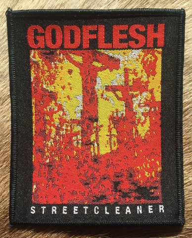 Godflesh	- Streetcleaner Black Border Patch