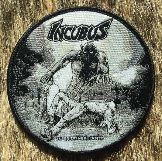 Incubus - Supernatural Death Black Border Circular Patch