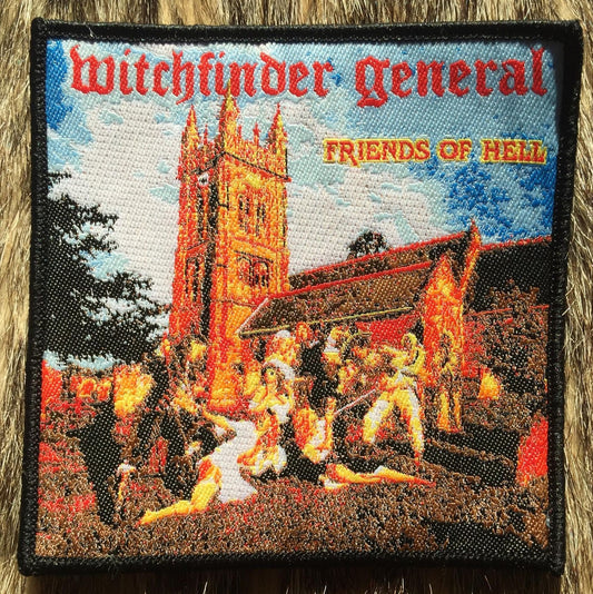 Witchfinder General - Friends of Hell Black Border Patch
