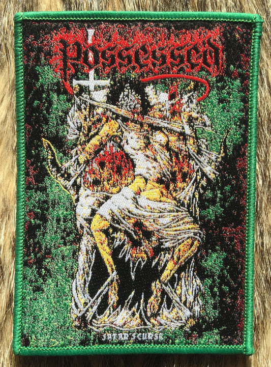 Possessed - Satan's Curse Green Border Patch