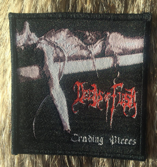 Deeds of Flesh - Trading Pieces Black Border Patch