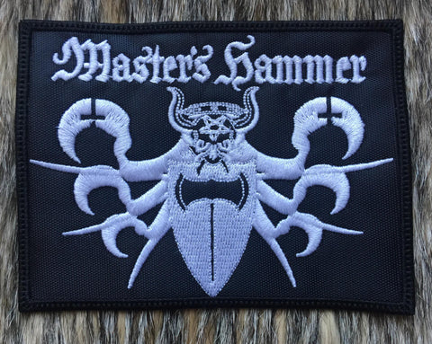 Masters Hammer - Black and White Logo Patch