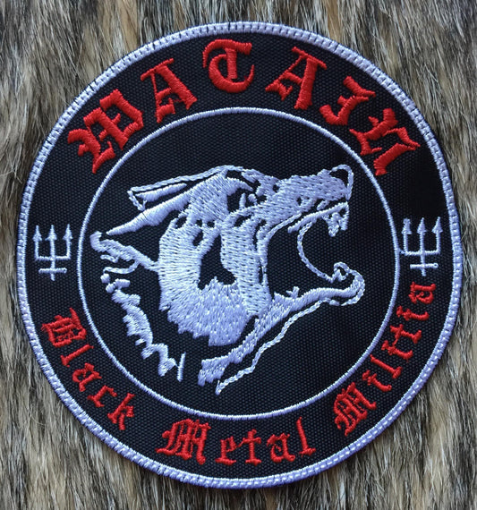 Watain - Black Metal Militia Circular Patch