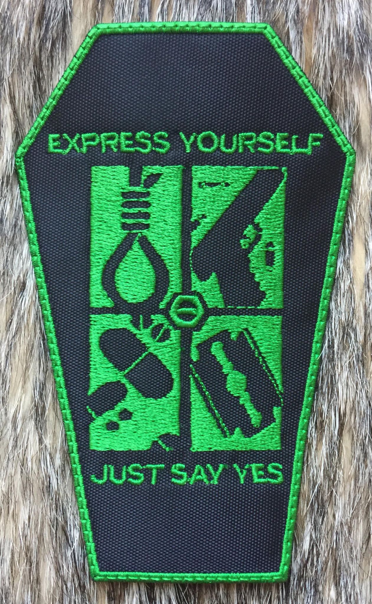 Type O Negative - Express Yourself Coffin Patch