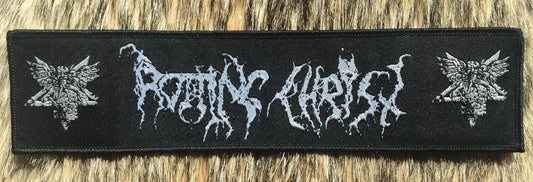 Rotting Christ - Logo Black Strip Patch