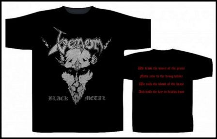 Venom - Black Metal Short Sleeved T-shirt