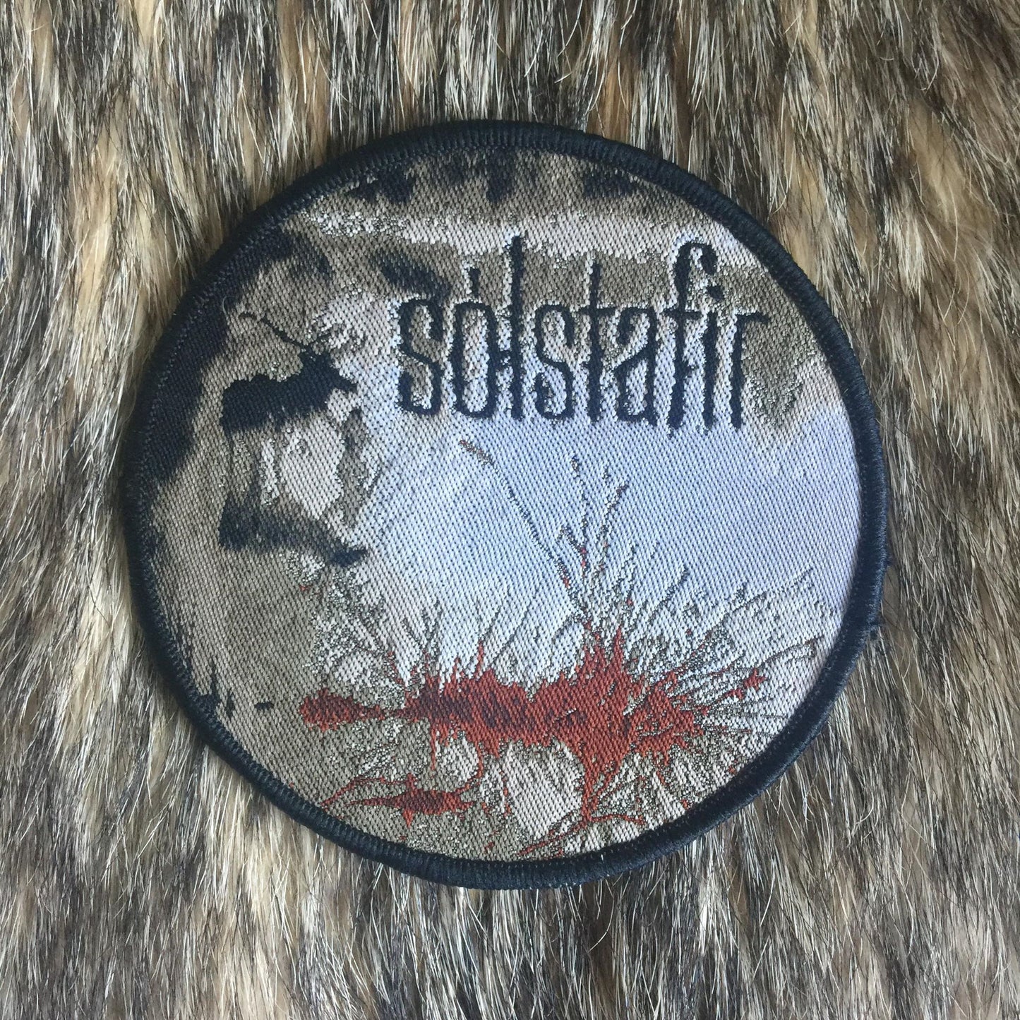 Solstafir - Berdreyminn Black Border Limited Edition Circular Patch