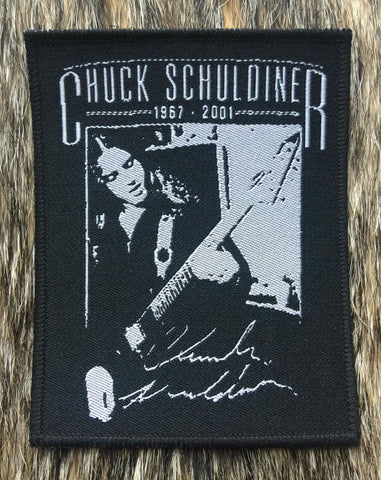 Death - Chuck Schuldiner Black Border Patch