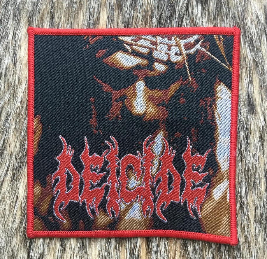 Deicide - Scars of the Crucifix Red Border Patch